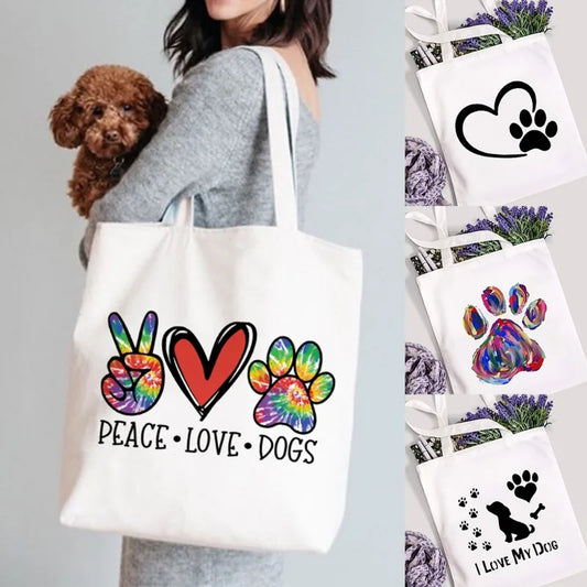 Auggie's Paw Prints Shoulder Bags For Dog moms